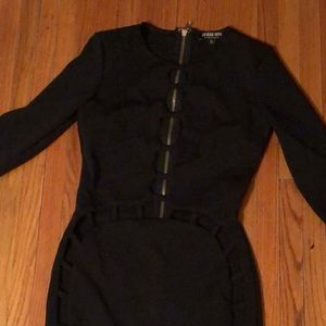 Black fitted dress xsmall